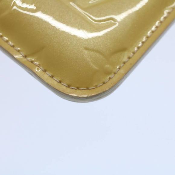 LOUIS VUITTON Vernis Pochette Cle NM Coin Purse Beige M91763 LV Auth bs8720 - Picture 7 of 16